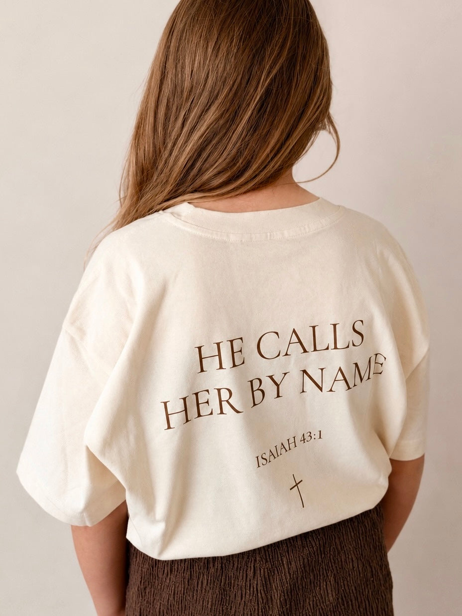 He Calls Her By Name – Oversized T-shirt